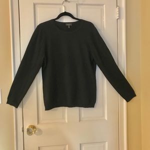 Charter Club black cashmere sweater. XL
